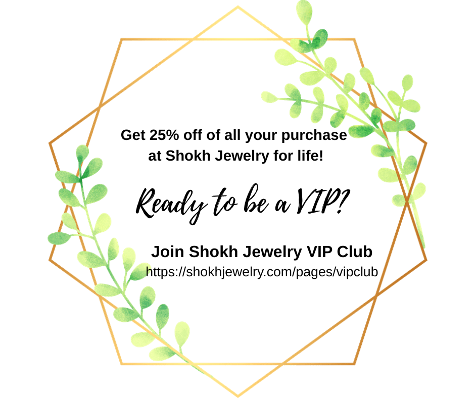 Join VIP Club now and get 25% off of all your purchase for life!