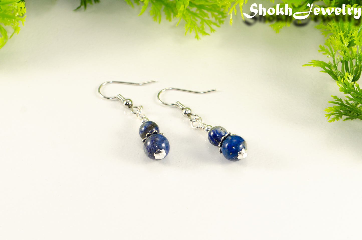 Small Lapis Lazuli Earrings.