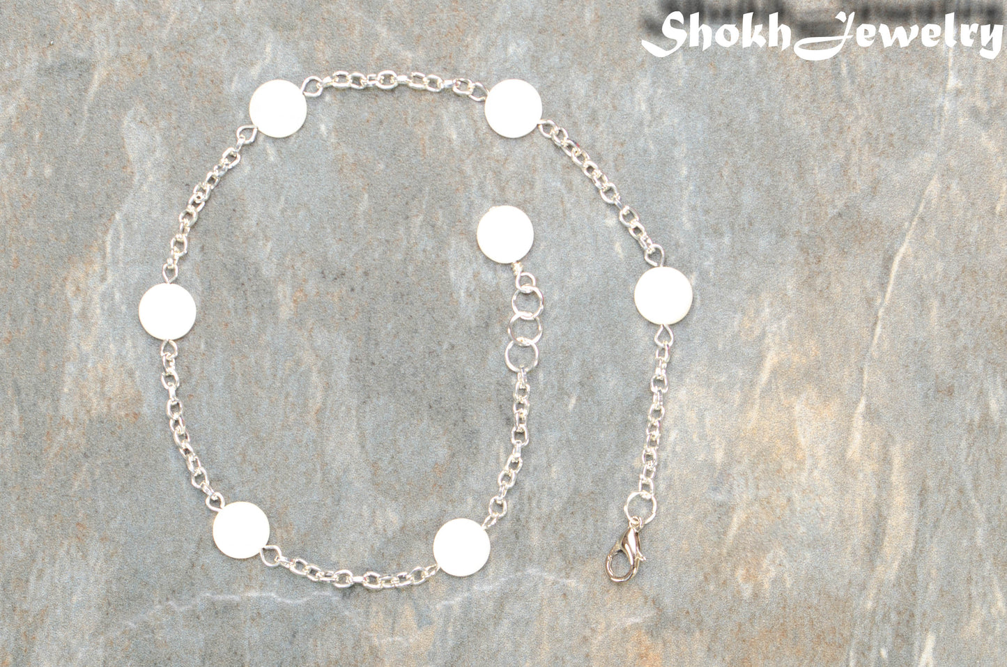 Natural Seashell and Chain Anklet