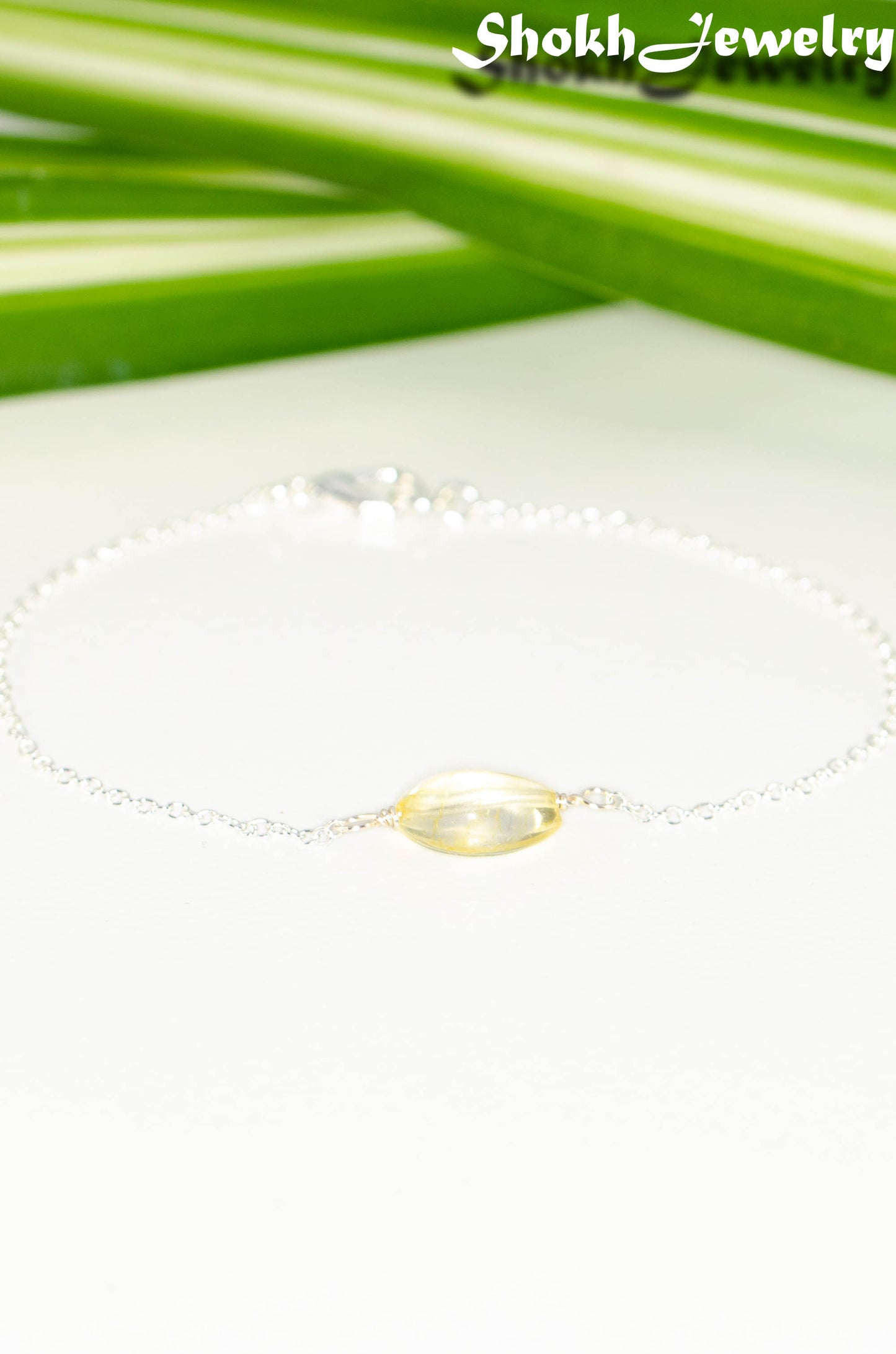 Minimal Citrine Bracelet.
