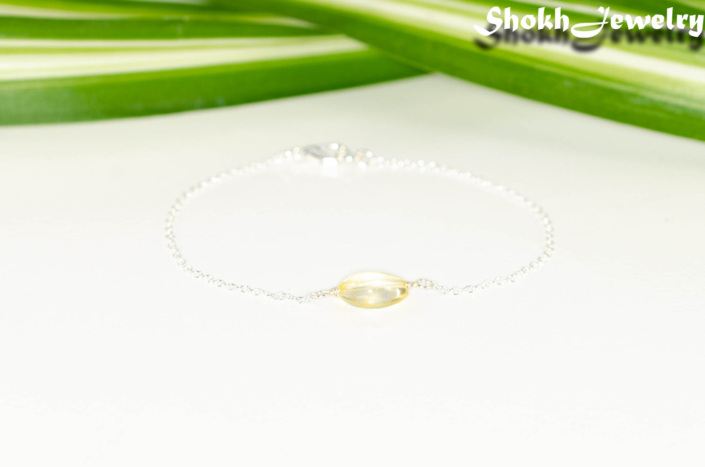 Minimal Citrine Bracelet.
