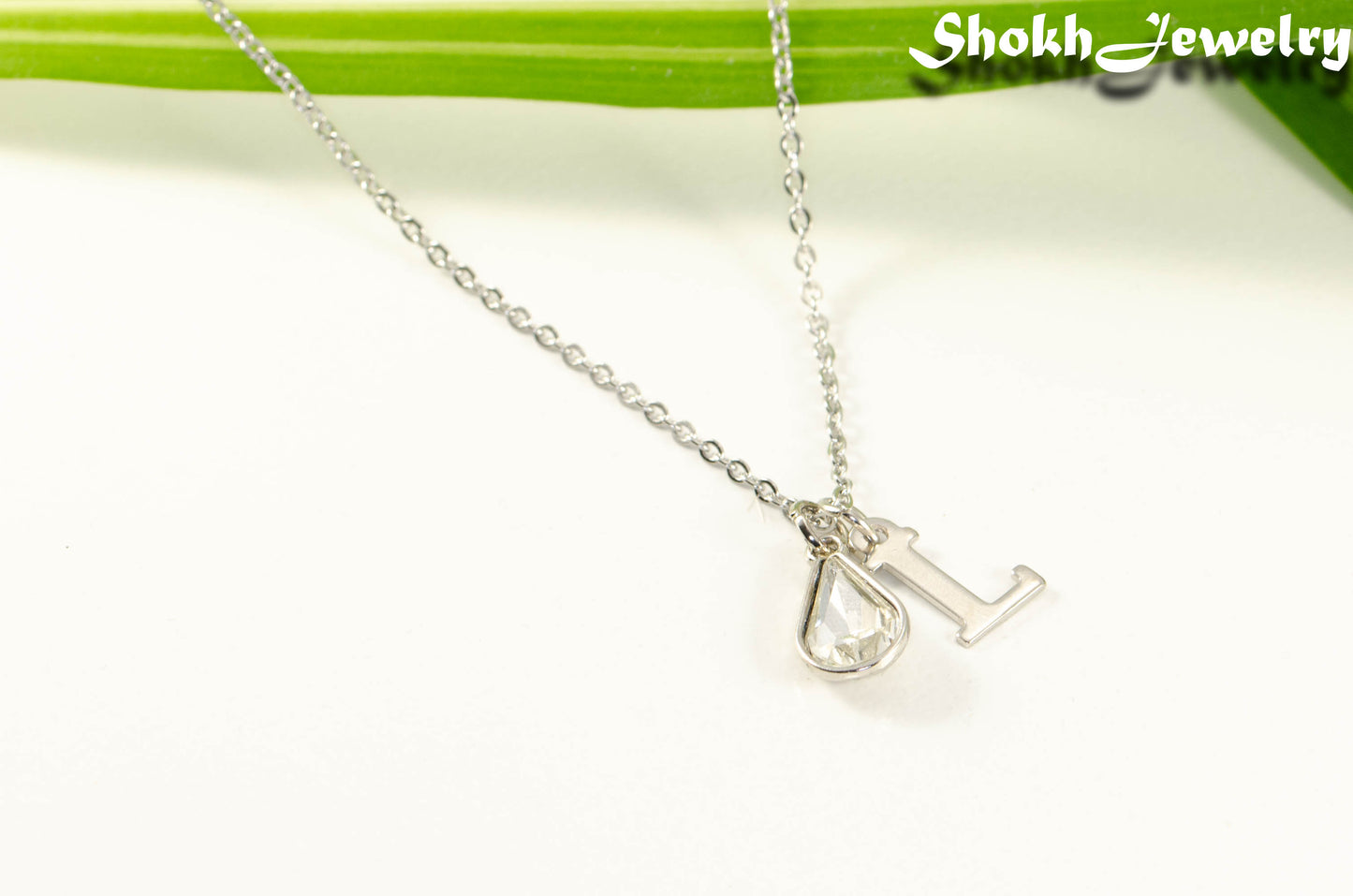 Personalized April Birthstone Choker Necklace