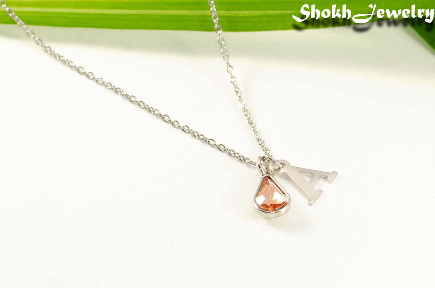 Personalized July Birthstone Choker Necklace