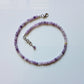 4mm Purple Lepidolite Choker Necklace