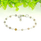 4mm Labradorite Link Chain Bracelet with clasp.