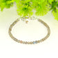 4mm Natural Labradorite Bracelet for women/men.