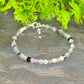 4mm Natural Rainbow Fluorite Bracelet for women