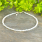 4mm Opal Crystal Choker Necklace for women.