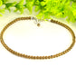 4mm Smokey Quartz Crystal Choker Necklace for women/men.
