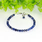 4mm Sodalite Bracelet with Clasp and a dangle.