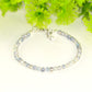 4mm Sparkly Selenite Bracelet with Clasp and a cute little dangle.