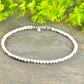 4mm White Howlite Choker Necklace for women.
