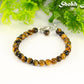 6mm Tiger's Eye Beaded Anklet for women/men.
