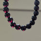 6mm Garnet Bracelet with Clasp