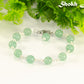 8mm Green Aventurine Link Anklet for women/men.