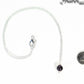 Dainty Black Onyx Choker Necklace be side a dime.