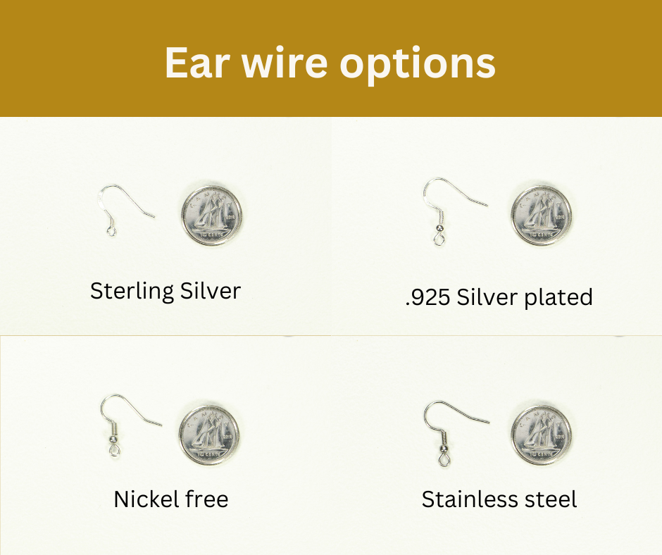 Ear wire options.