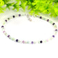 Rainbow Fluorite Crystal Choker Necklace for women.