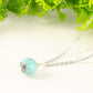 12mm Turquoise Howlite Pendant Necklace.