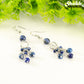 Statement Lapis Lazuli Chandelier Earrings.