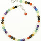 6mm Chakra Gemstone Beaded Choker Necklace
