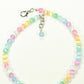 6mm Rainbow Selenite Beaded Choker Necklace