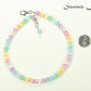 6mm Rainbow Selenite Beaded Choker Necklace