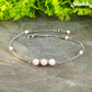 Natural Rose Quartz and Chain Choker Necklace for women.