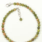 6mm Natural Unakite Choker Necklace
