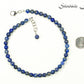 6mm Natural Lapis Lazuli Choker Necklace