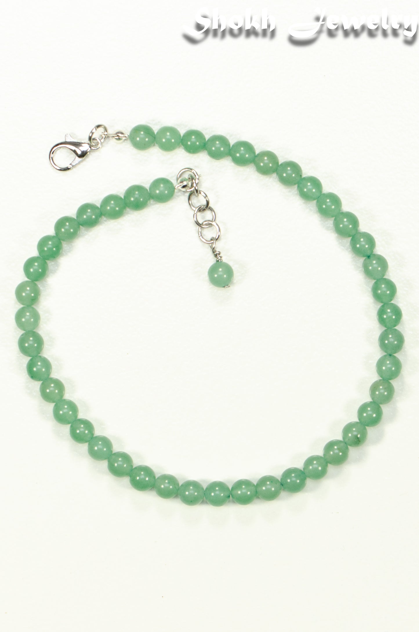 6mm Green Aventurine Crystal Choker Necklace