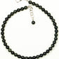 6mm Black Obsidian Crystal Choker Necklace