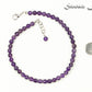 6mm Amethyst Crystal Choker Necklace