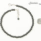 6mm Natural Hematite Choker Necklace