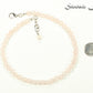 6mm Rose Quartz Crystal Choker Necklace