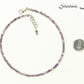 3mm Amethyst Crystal Choker Necklace