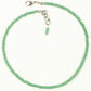 3mm Green Aventurine Crystal Choker Necklace