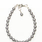 6mm Silver Hematite Stone Bracelet with Clasp