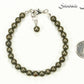 6mm Natural Pyrite Bracelet with Clasp