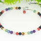 6mm Chakra Gemstone Beaded Choker Necklace