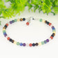 6mm Chakra Gemstone Beaded Choker Necklace