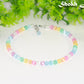 6mm Rainbow Selenite Beaded Choker Necklace