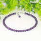 6mm Amethyst Crystal Choker Necklace