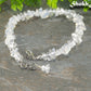 Natural White Opal Crystal Chip Bracelet with clasp.
