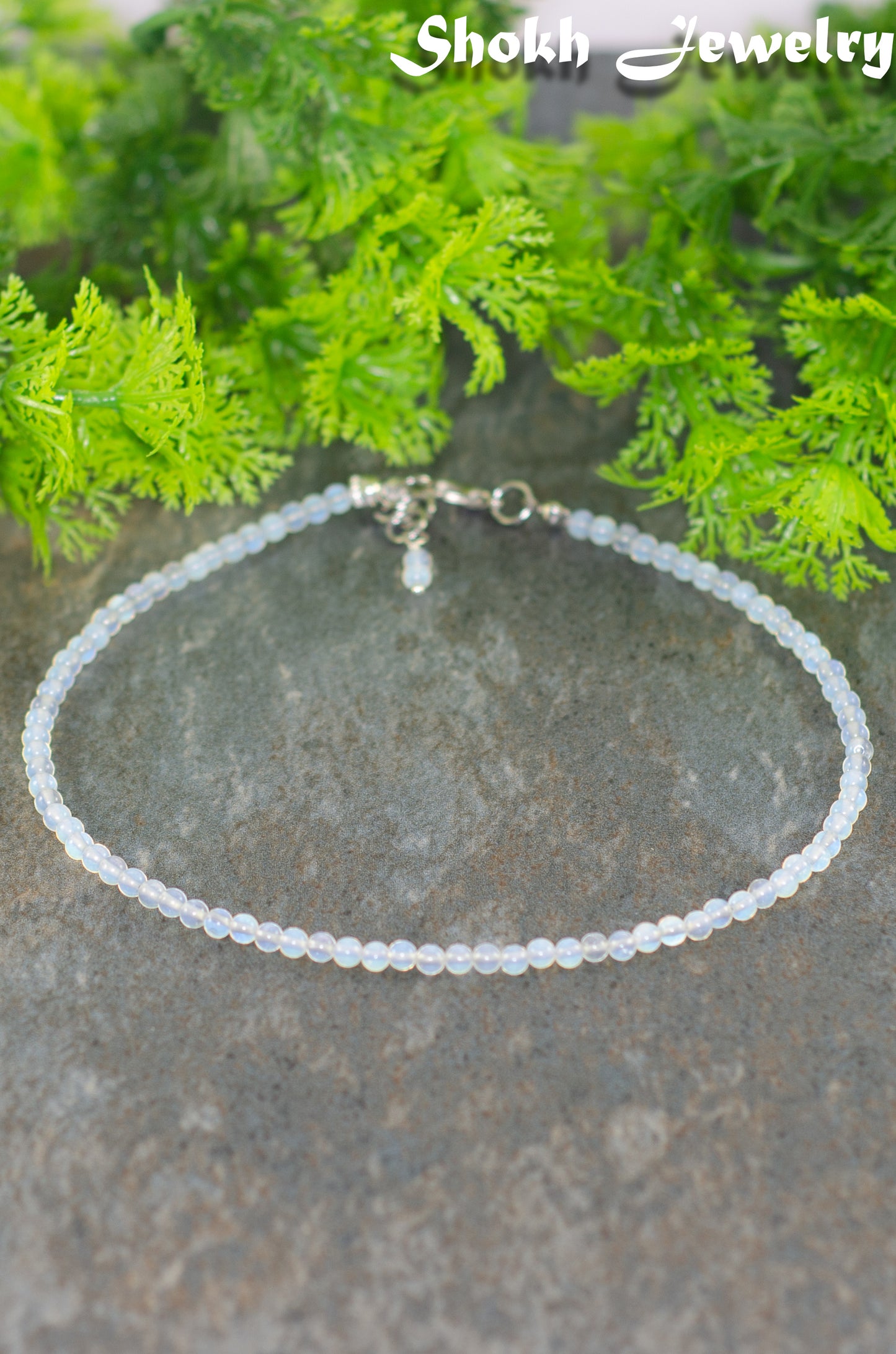 3mm Opalite Crystal Choker Necklace