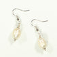 Top view of 12mm Natural Freshwater Pearl Earrings.