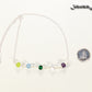 Custom Family Birthstone Choker Necklace, Personalized Gift for Women