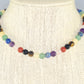 6mm Chakra Gemstone Beaded Choker Necklace