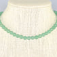 6mm Green Aventurine Crystal Choker Necklace