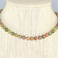 6mm Natural Unakite Choker Necklace